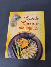 Quick Cuisine At Your Fingertips - Hardcover - Ring/Wire Bound -