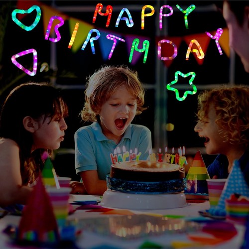 36 Pack Glow Sticks Party Favors, Sensory Toys Fidget Fubes, LED Glow Necklac... - Picture 6 of 6