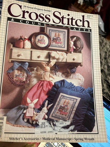 $3.00+ 1990's Vintage Cross Stitch & and Country Craft Magazine -You Pick- - Picture 8 of 69