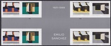 US 5594 5597 Emilio Sanchez F cross gutter block 2x4 MNH 2021