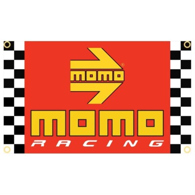 large banner flag 3x5ft [MOMO Racing]garage room decora 25181 | eBay