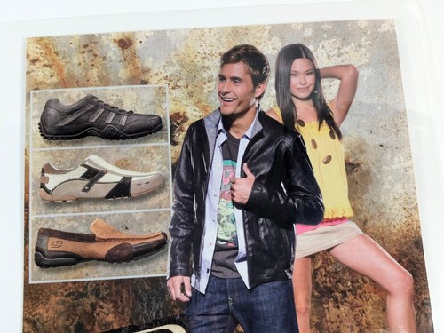 Skechers Men’s 2008 Ad Laminated “Easy Fashion, Easy Livin’” Footwear Poster - Picture 3 of 6