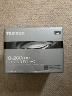 Tamron Objektiv 18 200 mm f/3,5 6,3 Di II VC PZD MACRO für Nikon B018N PORTOFREI