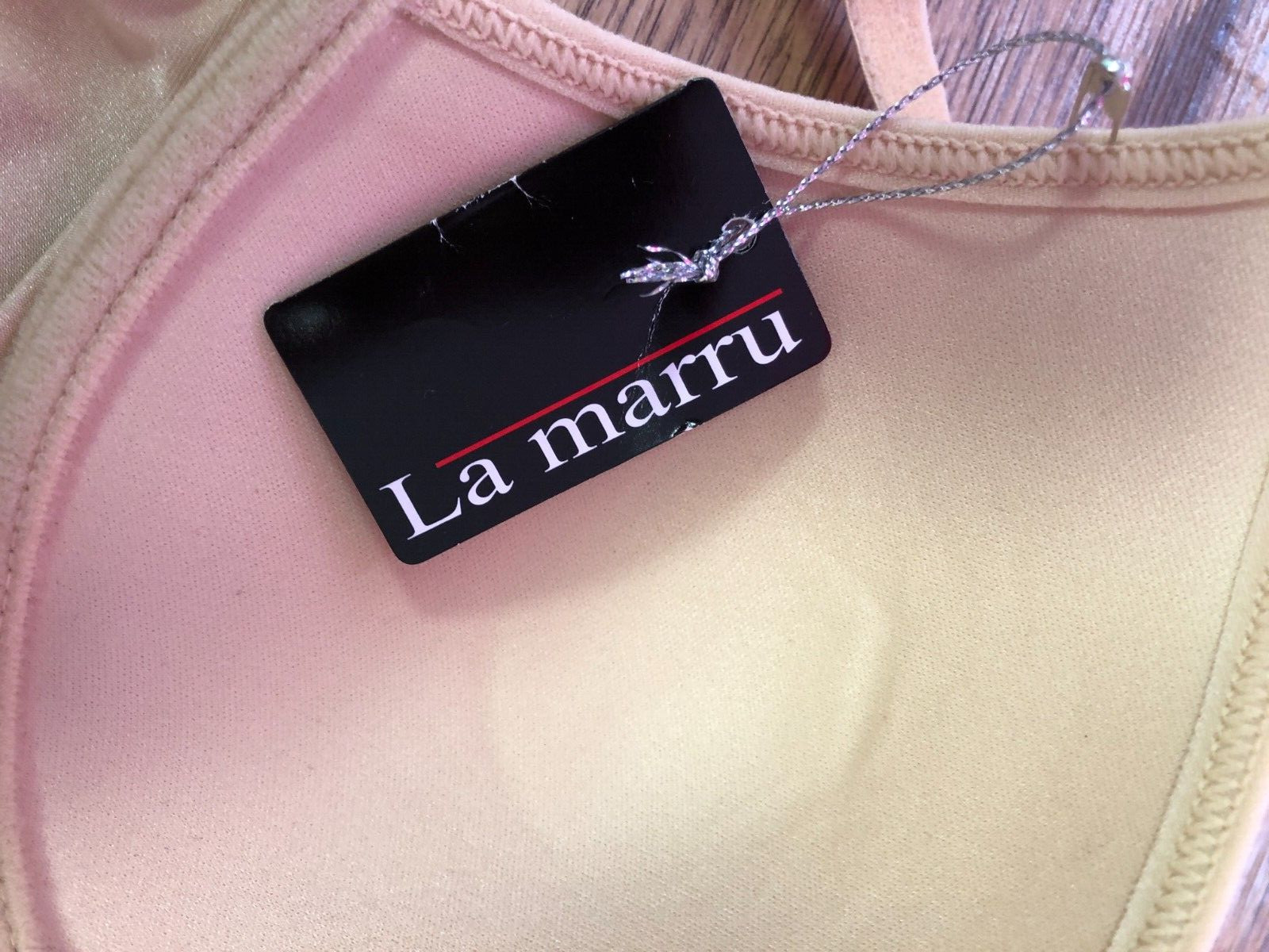 Bra and Thong Set Bra 34B Thong Small Cream by La Marru New With Tags image 10