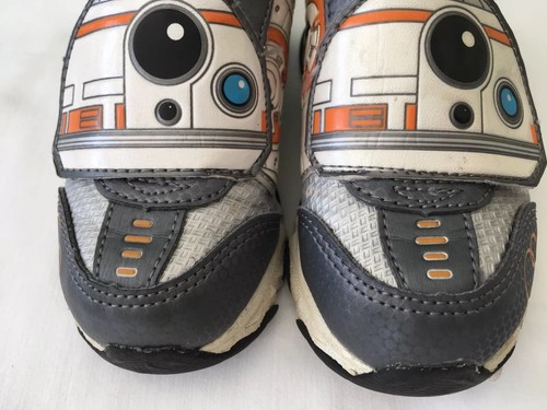 Disney Star Wars BB-8 Light Up Toddler Shoes Sneakers Athletic Sz6 - Picture 4 of 7