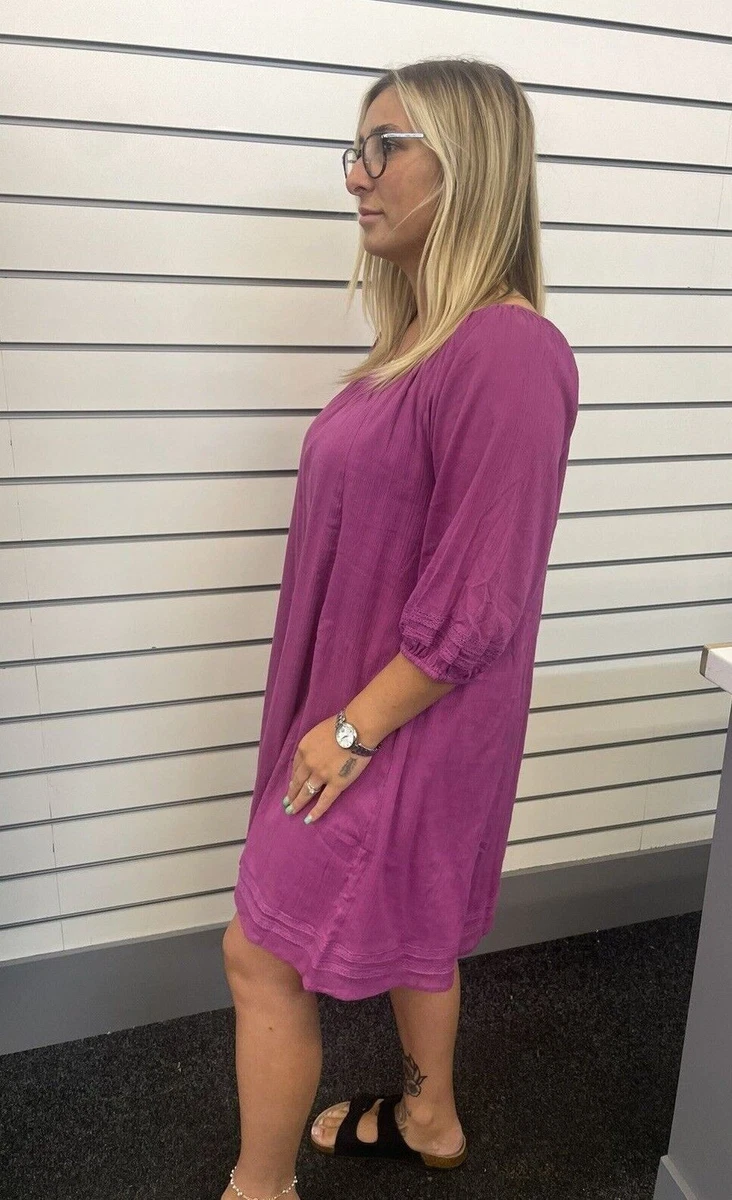 Purple clearance tunic dress