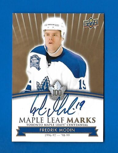 2017-18 TORONTO MAPLE LEAFS CENTENNIAL LEAF MARKS AUTOGRAPH & AKA CARD SEE LIST - Picture 28 of 91