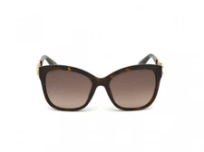 Guess GU0805 52F Brown Havana Plastic Cat Eye Sunglasses Frame 55-19-140