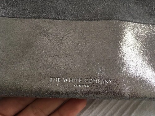 Suede Metallic Grey Company rundsplit Block Clutch 100 The White Silver Taupe 01fAqw6C