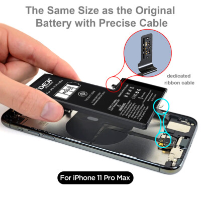 High Capacity OEM Apple Replacement Internal Battery For iPhone 11