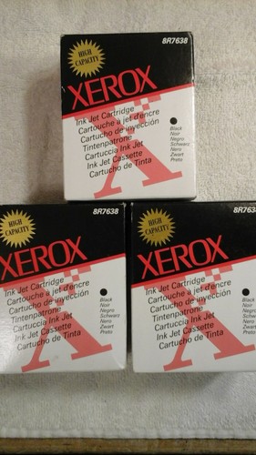 LOT 3 8R7638 Genuine Xerox High Yield Black Ink 3000 4003 4004 J5 XJ4C XJ6C DWC - Picture 8 of 12