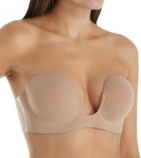 Fashion Forms 177409 Womens U Plunge Strapless Adhesive Bra Nude Size C