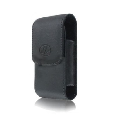 Black Vertical PU Leather Holster Case Pouch For Samsung Convoy 3 SCH-U680