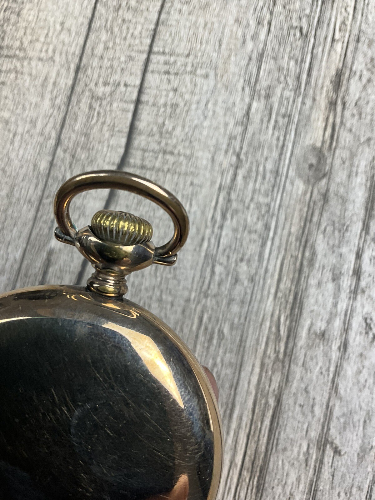 antique 16s pocket watch case , wadsworth gold filled open face. 71