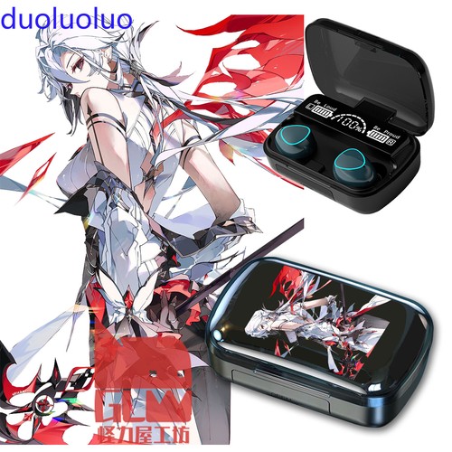 Genshin Impact Arlecchino Anime Wireless Bluetooth Headset Earphones Gift - 第 12/17 張圖片