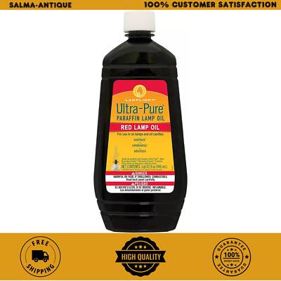 Lamplight 60012 Ultra-Pure Lamp Oil, 32-Ounce, Red