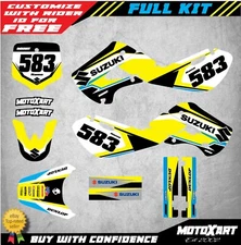 Full Custom Graphics Kit ULTRA style to fit Suzuki RM 65  / 2000 - 2026 decals