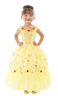 Little Adventures Belle Dress Costume Halloween 3 5yrs 3t 4t 5t Beauty & Beast