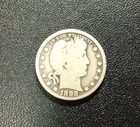 New Listing1898-P United States Barber Quarter 25 Cents 90% Silver Ungraded