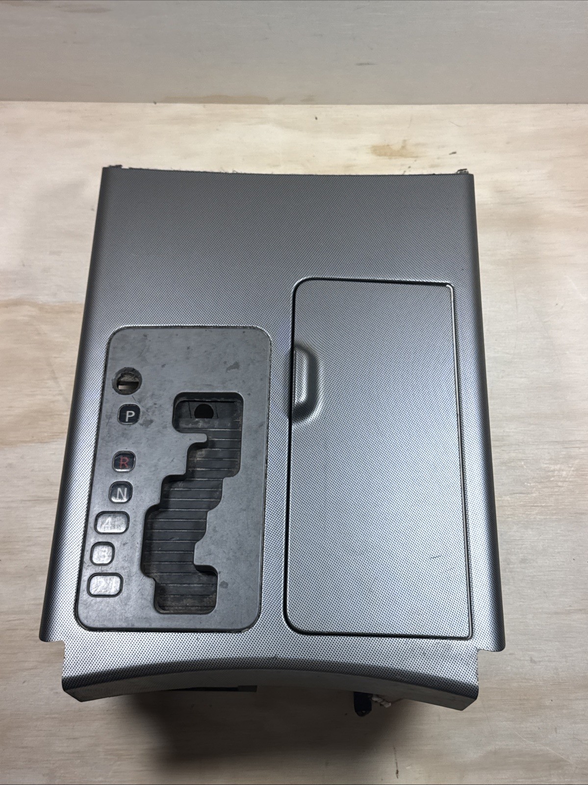 Nissan Titan Armada Shift Trim Bezel Cup Holder Console Carbon Fiber OEM 2004-07