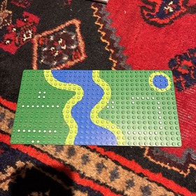 LEGO Vintage 16x32 Base Plate Green River Forestmen's Crossing 6071