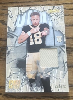 2024 Panini Absolute #RF-SRR Spencer Rattler Rookie Force Jersey Gold #/99