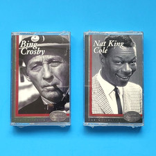 The Revue Collection: Bing Crosby Nat King Cole Cassette Tape Lot Of 2