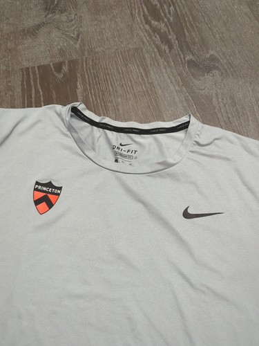 Camiseta Nike Dri Fit Princeton Tigers para hombre XL gris claro camisa de poliéster - Imagen 5 de 15