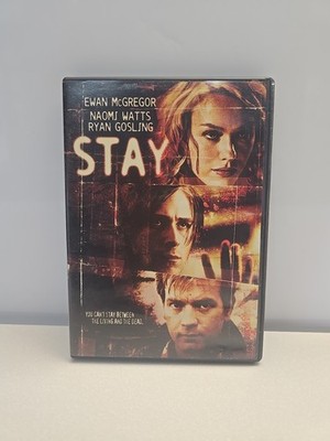 Stay DVD 2005 Ewan McGregor Naomi Watts Ryan Gosling Thriller W/ Insert
