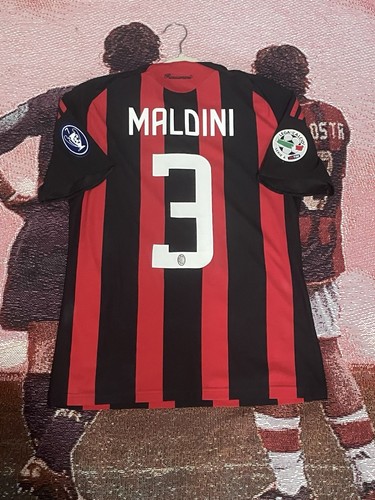 Maillot Domicile AC Milan 2009/2010 - #32 Beckham - Taille M - État Très Propre