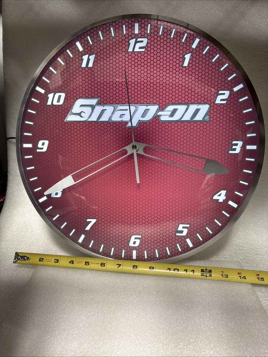 Snap-on Red Collectible Advertising Clocks for sale | eBay