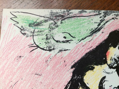 Marc CHAGALL Original lithograph "Le ciel des amoureux", 1963 - Picture 5 of 6