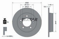 2X Bremsscheibe Hinterachse FüR Hyundai Kia Creta Elantra Vi Stufenheck I30