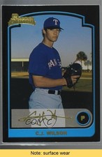 2003 Bowman Draft Gold CJ Wilson #BDP114 READ 8a7