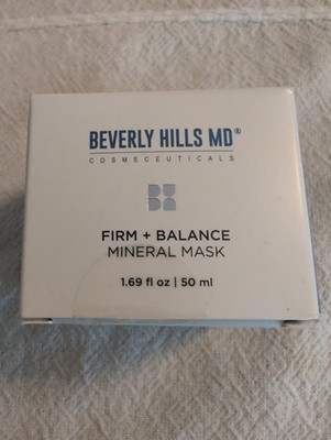 Beverly Hills MD Cosmeceuticals Firm Plus Balance Mineral Mask. 1.69 oz  - New