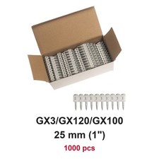 1000x Collated Concrete Nails 25mm 1" Hilti GX3 GX120 GX100 X-GN Nailer