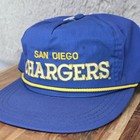 Vintage San Diego Chargers Hat Script Rope Snapback Cap NFL  AJD — photo 3