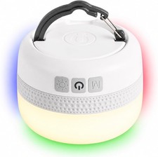 Rechargeable LED Camping Lantern Portable Hanging Tent Light W/ Built-in Battery
