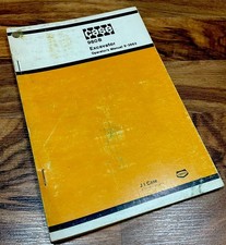 Original CASE 980B Excavator Owners Manual Operators Maintenance Book - PN 9-366
