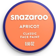 Snazaroo Classic Face and Body Paint 18.8g Pot Apricot Water-based