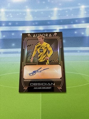 2020-21 Panini Obsidian Aurora Auto Julian Brandt Orange /50 Borussia Dortmund