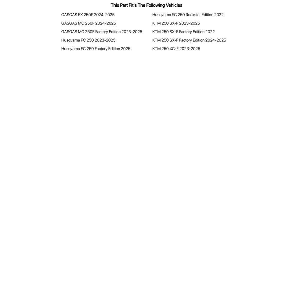 E 线头管隔热罩枪托适用于 Husqvarna FC 350 2023-2024 — 第 2/2 张图片