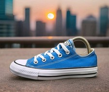 Womens Converse Chuck Taylor All Star Low Top Shoes Sz 5 Eur 35 Blue 149520F