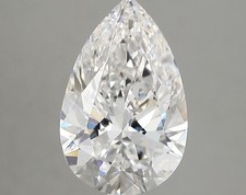 Lab-Grown Diamond 3.01 Ct Pear D VS1 Quality Very good Cut GIA Certified Loose 859.63 per carat