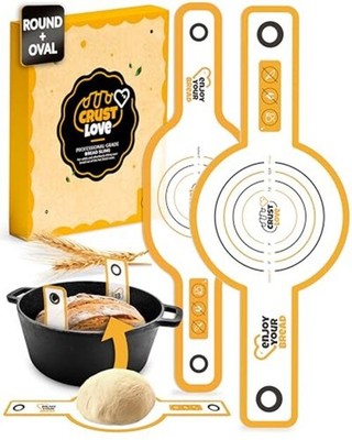 2 PCS Bread Sling Dutch Oven Silicone, Non 2 PCS Mix Set Bread Sling Silicone