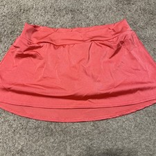 Venus White Swim Skirted Bikini Bottom Skort Size 8 Made in USA