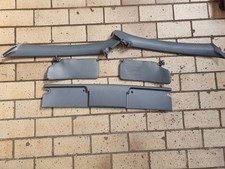 RARE SET sun visor EDM sunshade blade Honda CRX Del Sol EG1 EG2 EH6 SiR 92-98