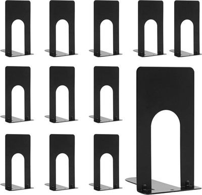 6 Paar rutschfeste Metall-Buchstützen,  für Büros, Schulen, Häuser und Bibliothe