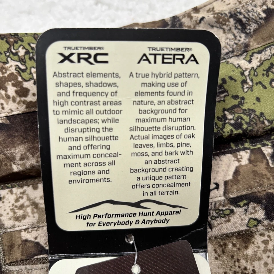 TrueTimber Tekari CAMO BoldRun Performance XRC Pants Mens 2XL Stretch Hunting - Image 3 of 4