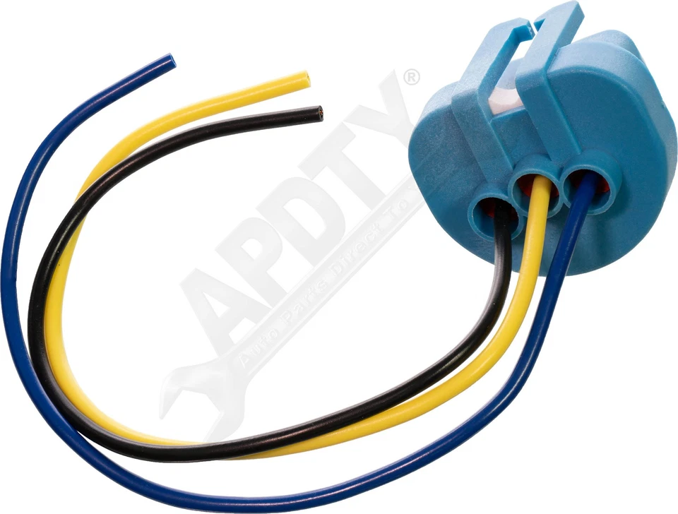 APDTY 95802 HD Blanco Súper Brillante Faros Bombilla Enchufe Arnés de Cableado Coleta Foto 2 de 3